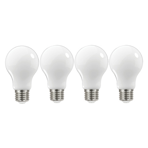 11W A19 3000K Soft White LED Bulbs 4-Pack by Satco Lighting