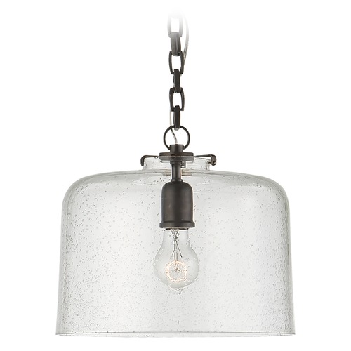 Thomas OBrien Katie Dome Pendant in Bronze by Visual Comfort Signature