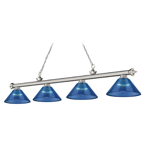 Z-Lite Cordon Brushed Nickel Billiard Light by Z-Lite 2306-4BN-ARDB