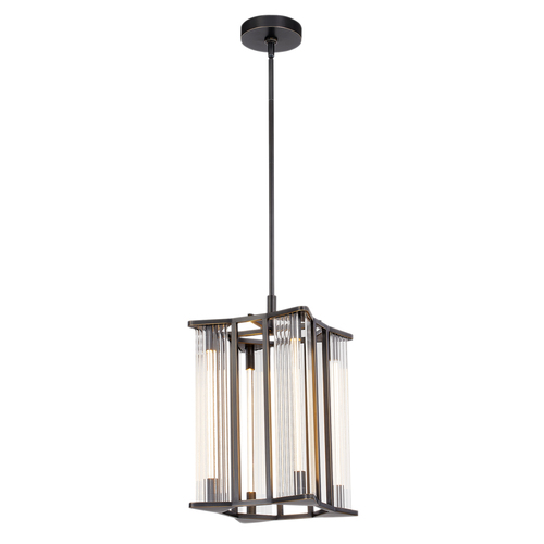 Alora Lighting Alora Lighting Sabre Urban Bronze LED Pendant Light with Triangle Shade PD339415UBCR