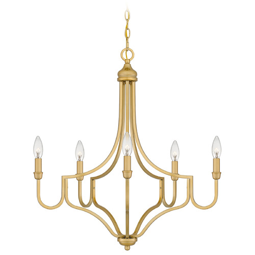 Quoizel Lighting Mabel 26.25-Inch Chandelier in Light Gold by Quoizel Lighting MAB5026LG