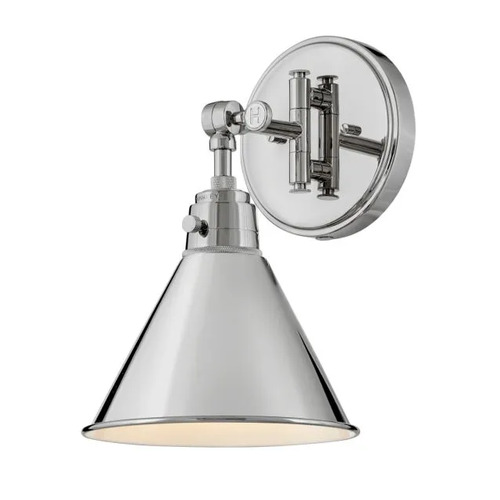 Arti Adjustable Wall Sconce in Polished Nickel by Hinkley Lighting