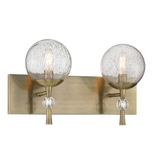 Populuxe Oxidized Aged Brass Bathroom Light by Minka Lavery