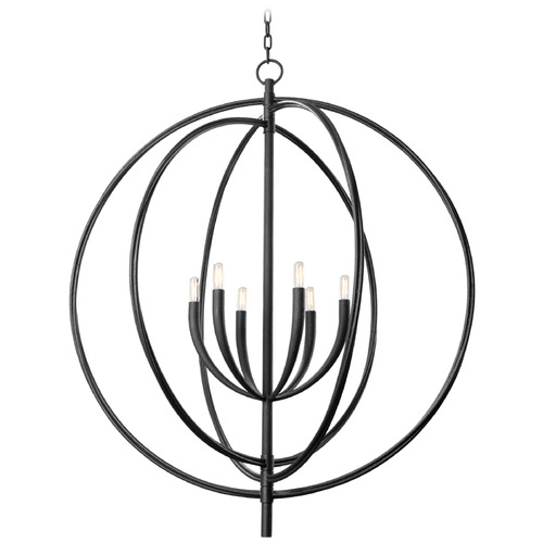 Troy Lighting Troy Lighting Fillea Black Iron Pendant Light F8840-BI
