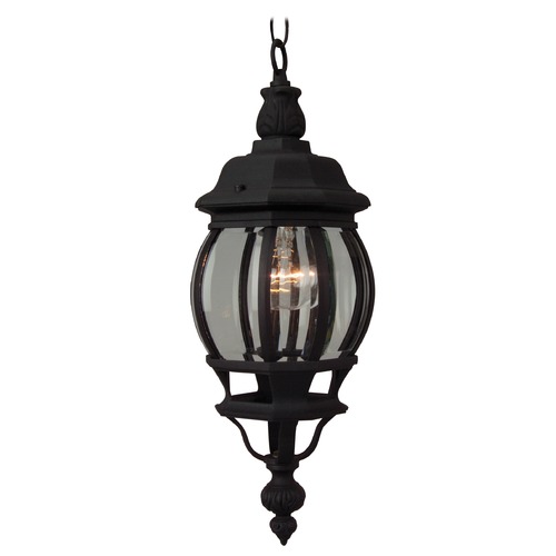 Craftmade Lighting French Style 19-Inch Matte Black Outdoor Hanging Light by Craftmade Lighting Z321-05