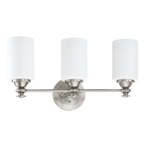 Dardyn 21.50-Inch Brushed Polished Nickel Bath Light by Craftmade Lighting