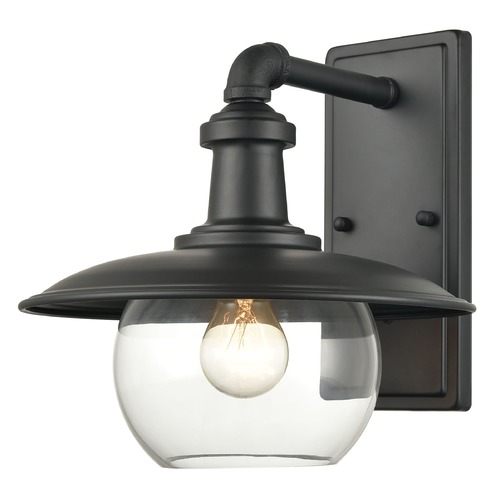 Elk Lighting Elk Lighting Jackson Matte Black Outdoor Wall Light 45430/1