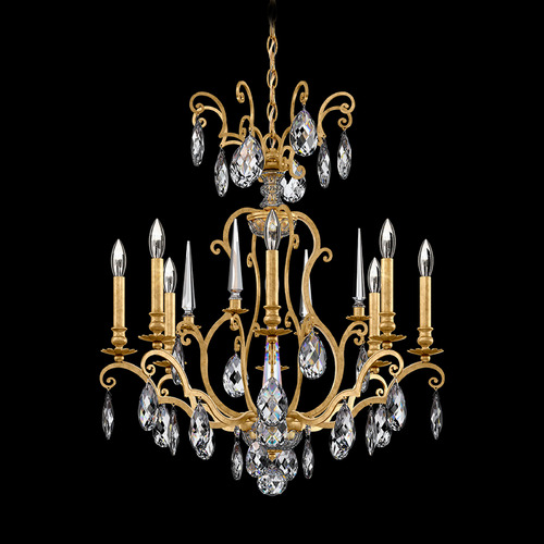 Renaissance Nouveau Heirloom Gold Crystal Chandelier by Schonbek Lighting