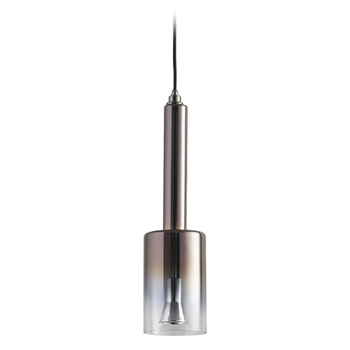 Oxygen Spindle Coffee Ombre LED Pendant in Gunmetal by Oxygen Lighting 3-656-2018