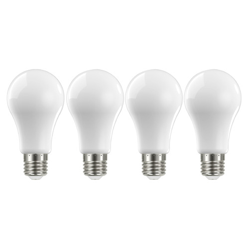 13.5W A19 2700K Soft White LED Bulbs 4-Pack by Satco Lighting