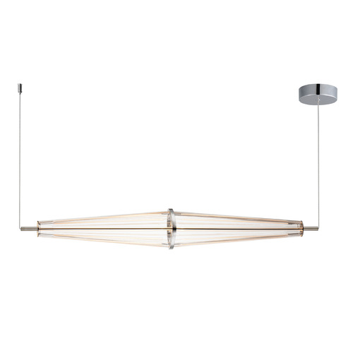 Quasar Polished Chrome LED Linear Light by ET2 Lighting