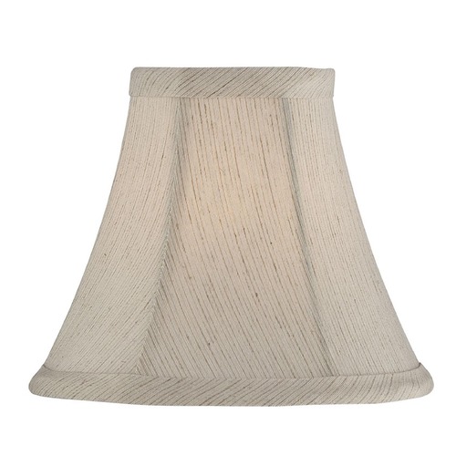 Lite Source Lighting Off White Bell Lamp Shade with Clip-On Assembly CH5228-6