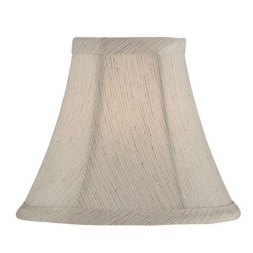 Off White Bell Lamp Shade with Clip-On Assembly by Lite Source Lighting