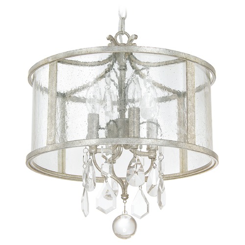 Blakely 15-Inch Pendant in Antique Silver by Capital Lighting