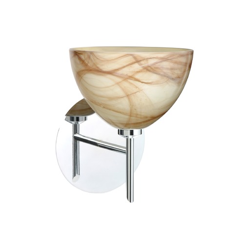 Besa Lighting Brella Chrome LED Sconce