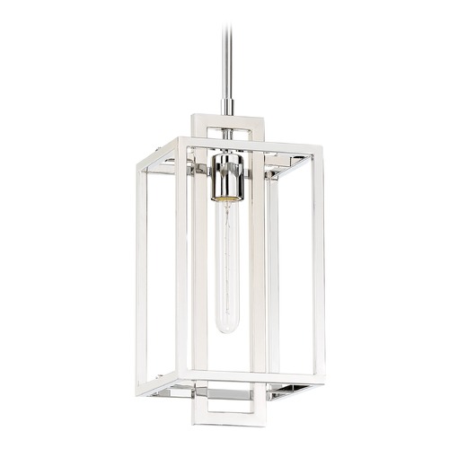 Cubic 7-Inch Pendant in Chrome by Craftmade Lighting