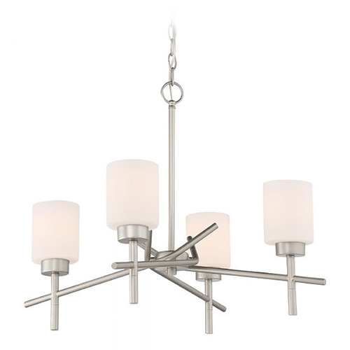Cadence Satin Nickel Chandelier by Craftmade Lighting