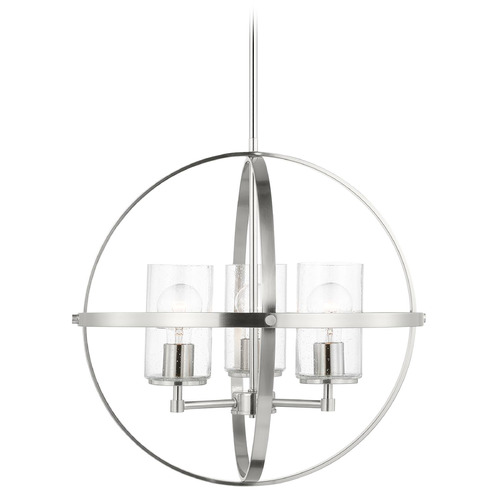 Alturas 19-Inch Brushed Nickel Chandelier by Generation Lighting