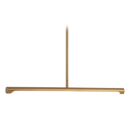 Novelle Aged Gold Brass LED Island Light by Matteo Lighting
