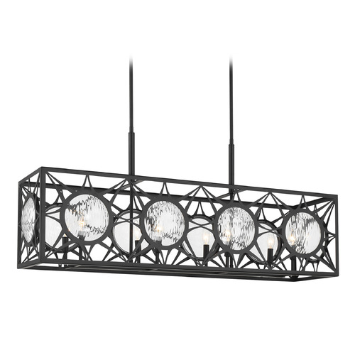 Savoy House Lighting Balfour Matte Black Island Light