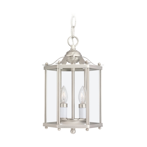 Generation Lighting Bretton Pendant in Brushed Nickel by Generation Lighting 5232-962