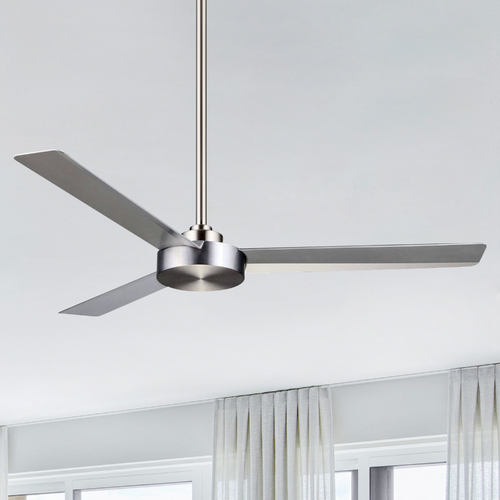 Roto 52-Inch Ceiling Fan in Brushed Aluminum by Minka Aire
