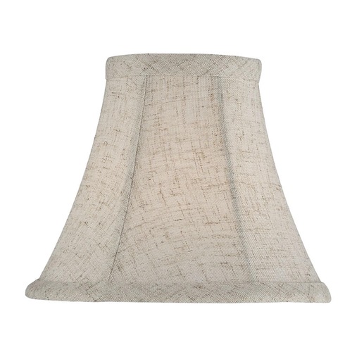 Off White Bell Lamp Shade with Clip-On Assembly by Lite Source Lighting