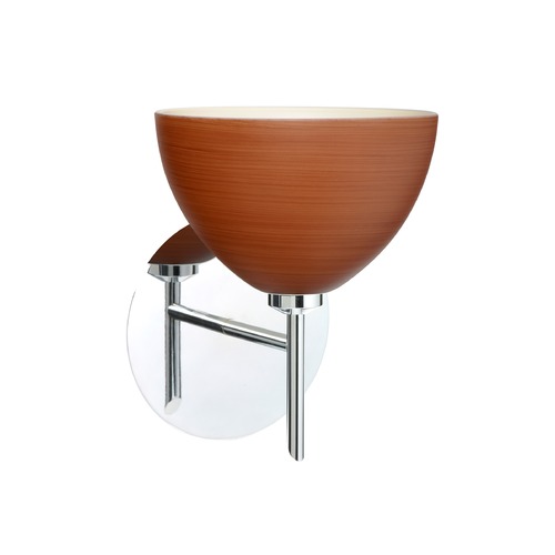 Besa Lighting Brella Chrome LED Sconce