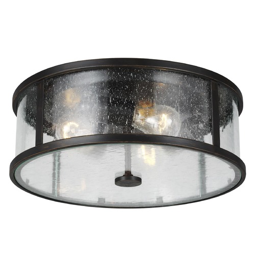 Generation Lighting Dakota Espresso Flush Mount by Generation Lighting OL7633ES