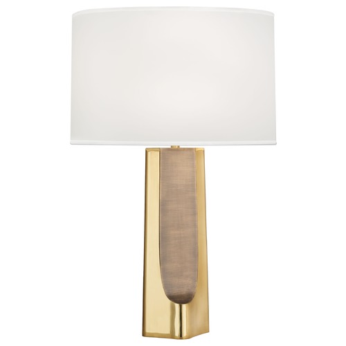 Robert Abbey Lighting Margeaux Modern Brass with Matte Modern Brass Table Lamp by Robert Abbey 174