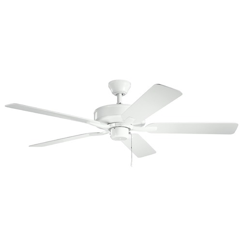 Basics Pro Patio 52-Inch White Fan by Kichler Lighting