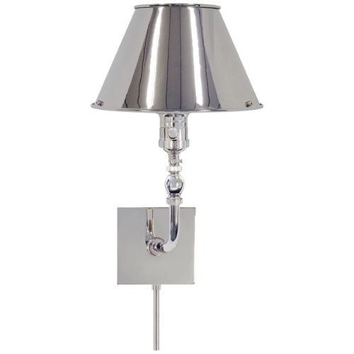 Studio VC Swivel Head Wall Lamp in Polished Nickel by Visual Comfort Signature