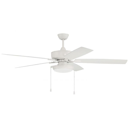 Outdoor Super Pro 119 60-Inch Fan in White by Craftmade Lighting