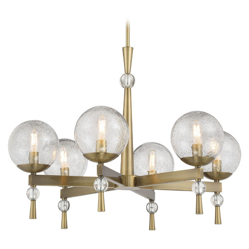 Populuxe Oxidized Aged Brass Chandelier by Minka Lavery