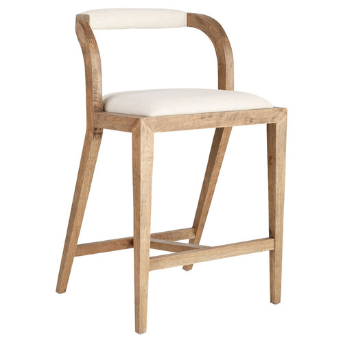 Cyan Design Malone Natural and Walnut Barstool