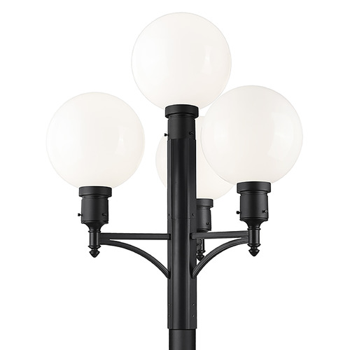 Z-Lite Laurent Black Post Light
