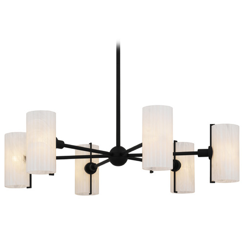 Quoizel Lighting Quoizel Lighting Curran Matte Black Chandelier CRR5036MBK