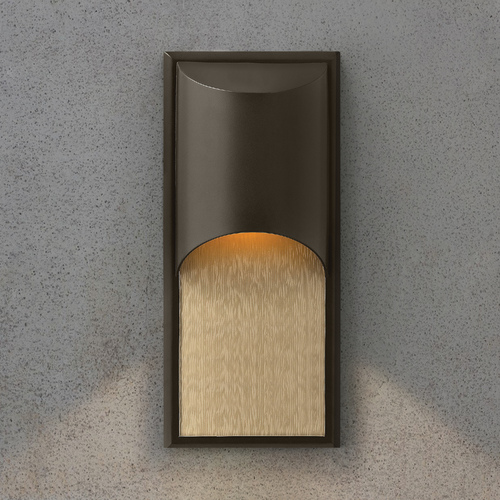 Hinkley Modern LED Outdoor Wall Light in Bronze Finish 1834BZ-LED