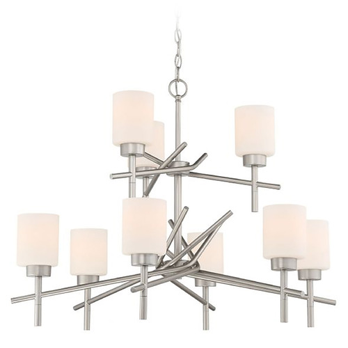 Cadence Satin Nickel Chandelier by Craftmade Lighting