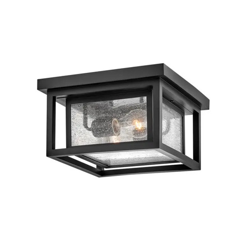 Republic Black LED Outdoor Flush Mount by Hinkley Lighting
