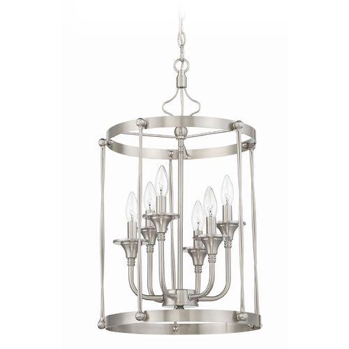 Jolenne Brushed Polished Nickel Pendant by Craftmade Lighting