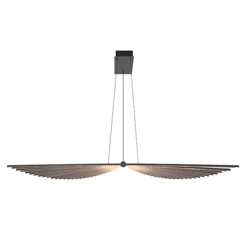 Seraph 59-Inch LED Linear Chandelier in Black by Eurofase
