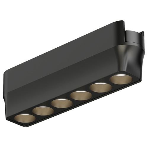 Continuum 5-Inch LED Optic Track Light in Black by ET2 Lighting