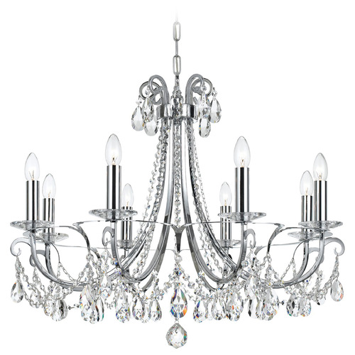 Crystorama Lighting Crystorama Lighting Othello Polished Chrome Crystal Chandelier 6828-CH-CL-MWP