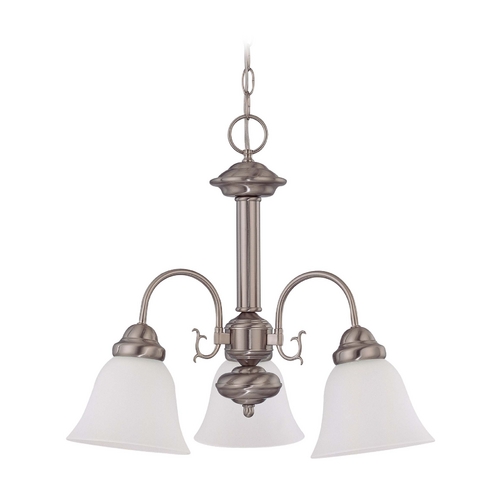 Mini Chandelier in Brushed Nickel by Nuvo Lighting