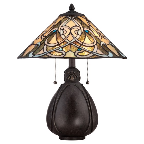 Quoizel Lighting Tiffany Imperial Bronze Table Lamp by Quoizel Lighting TF1846TIB