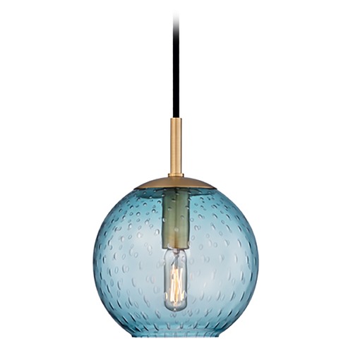 Hudson Valley Lighting Rousseau Pendant in Aged Brass by Hudson Valley Lighting 2007-AGB-BL