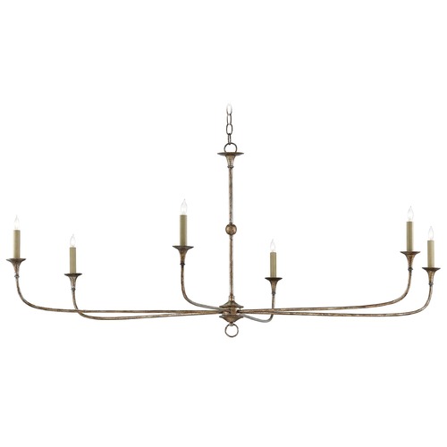 Currey and Company Lighting Nottaway 61-Inch Chandelier in Pyrite Bronze by Currey & Company 9000-0135