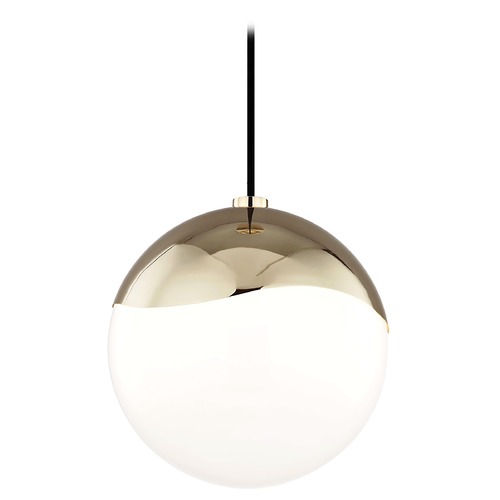 Mitzi by Hudson Valley Ella Pendant in Brass by Mitzi by Hudson Valley H125701L-PB