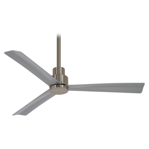 Minka Aire Simple 52-Inch Wet Rated Fan in Brushed Nickel by Minka Aire F787-BNW